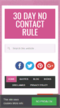 Mobile Screenshot of 30daynocontactrule.com